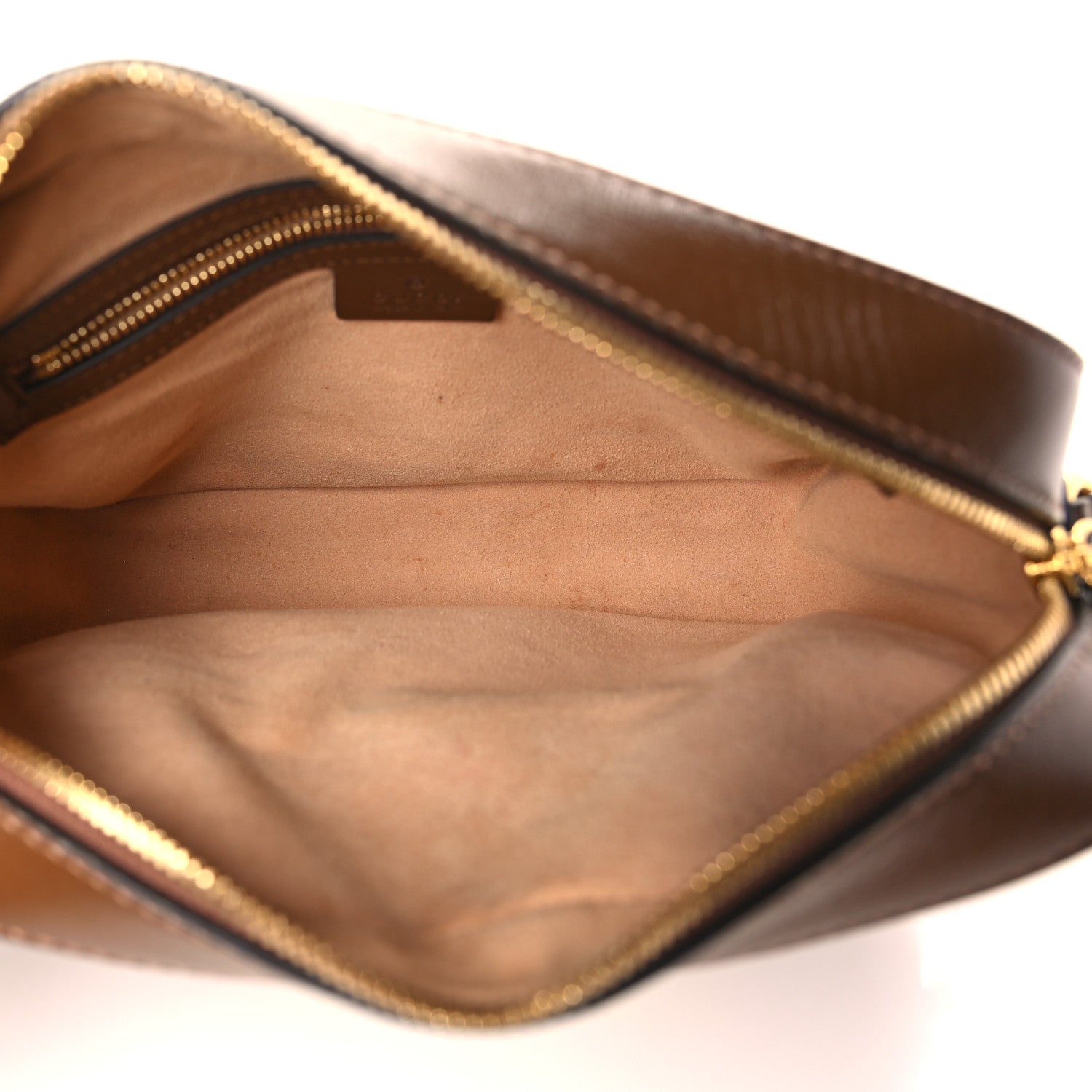 Gucci GG Supreme Monogram Small Horsebit 1955 Shoulder Bag Beige Brown Sugar 5 of 10