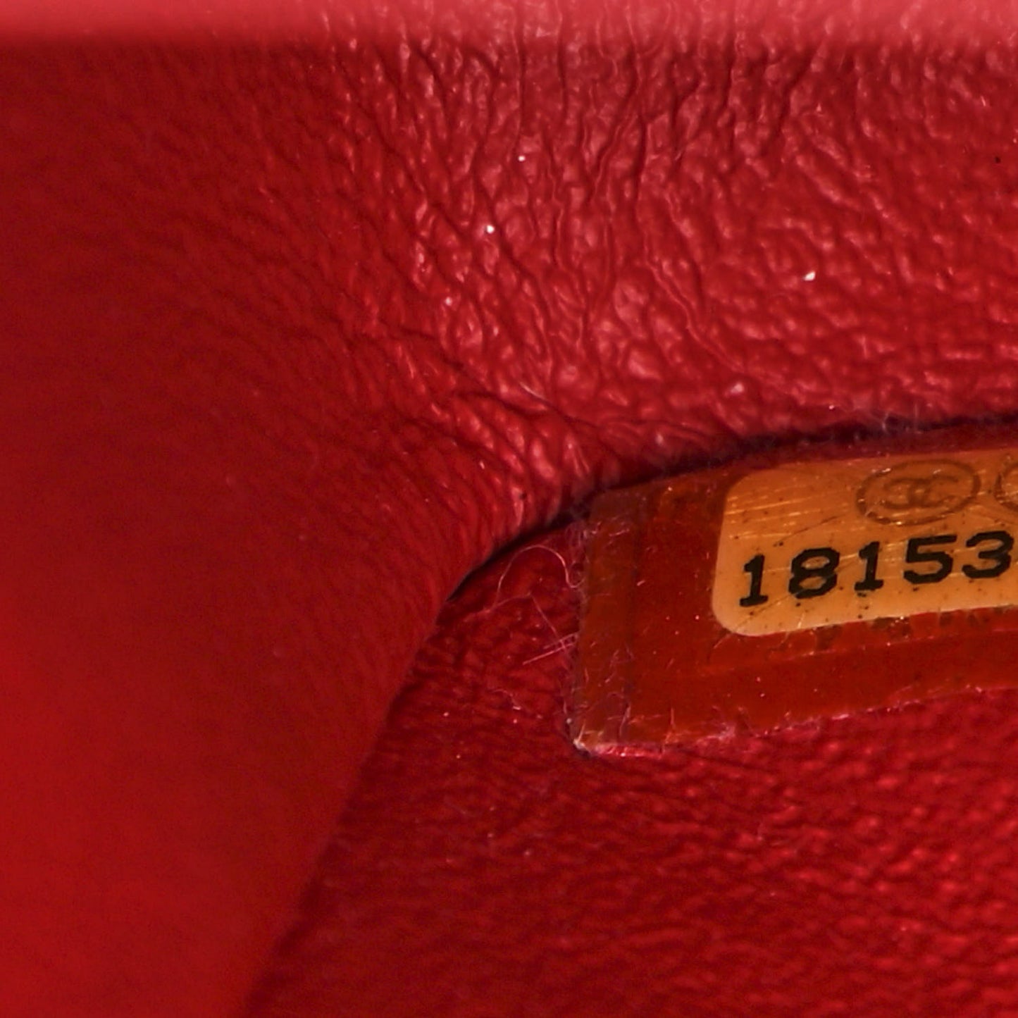 Lambskin Quilted Jumbo Double Flap Red