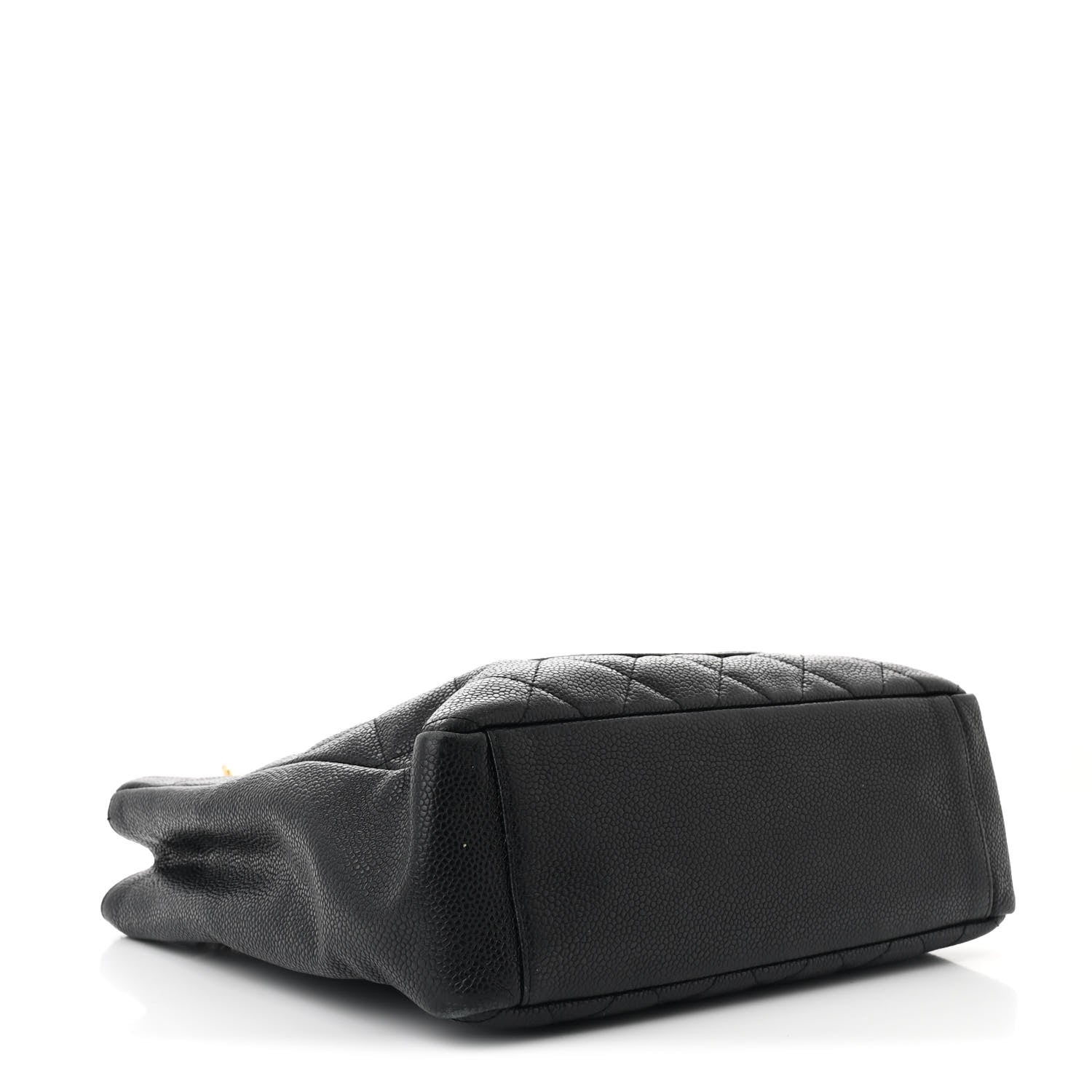 Chanel Caviar Quilted Petit Shopping Tote PST Black 4 of 10