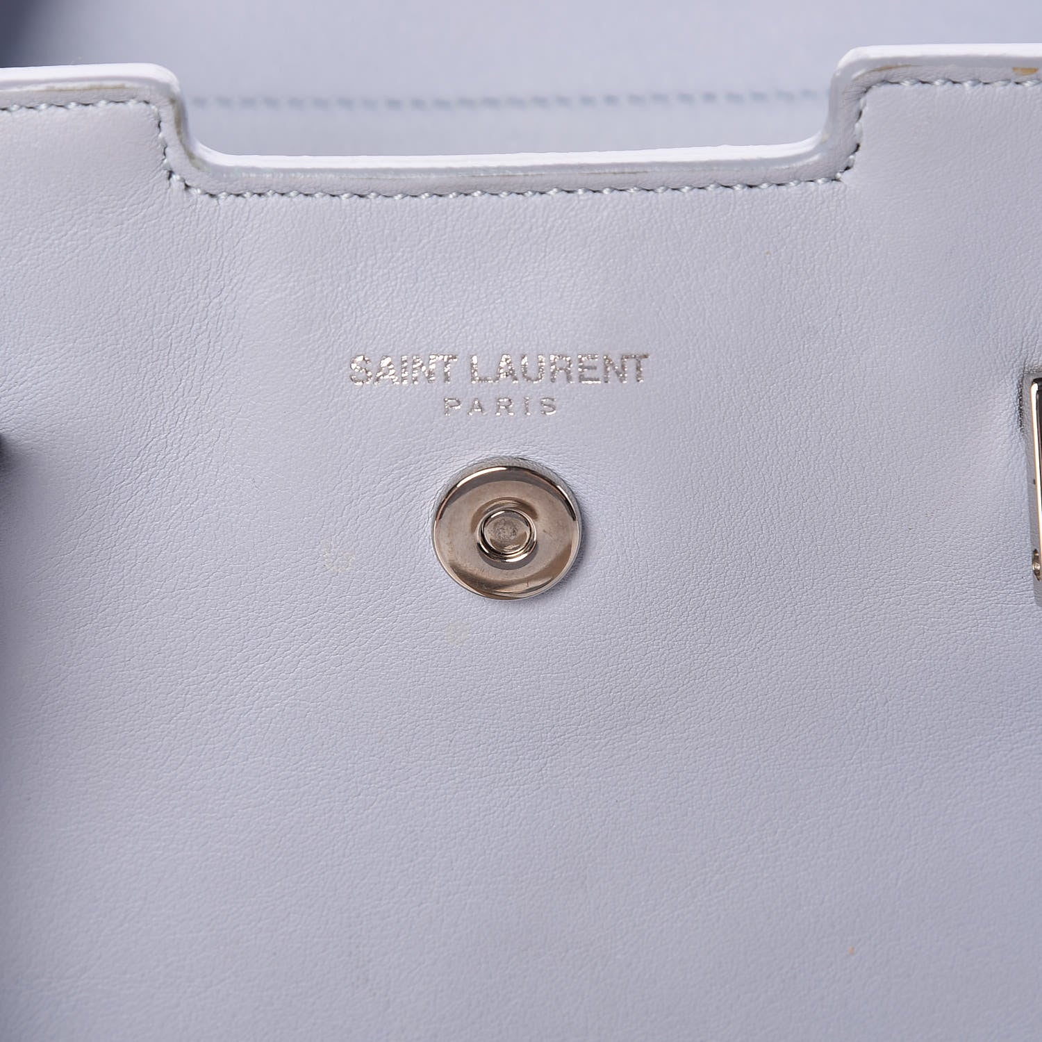 Saint Laurent Calfskin Monogram Baby Cabas Sugar Paper 8 of 19