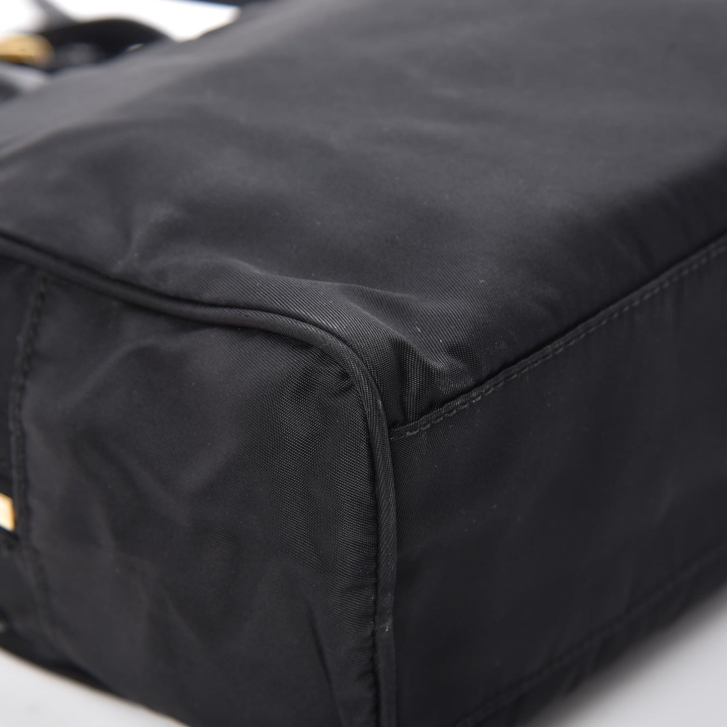 Nylon Fiocco Mini Bowler Black