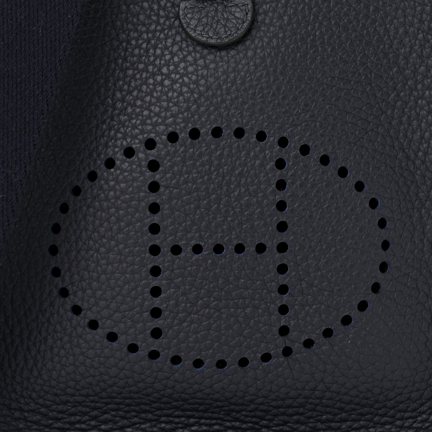 Hermes Taurillon Clemence Evelyne TPM Bleu Obscur 8 of 11