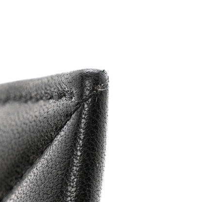 Chanel Lambskin Quilted Chanel 19 Card Holder Black 10 of 10