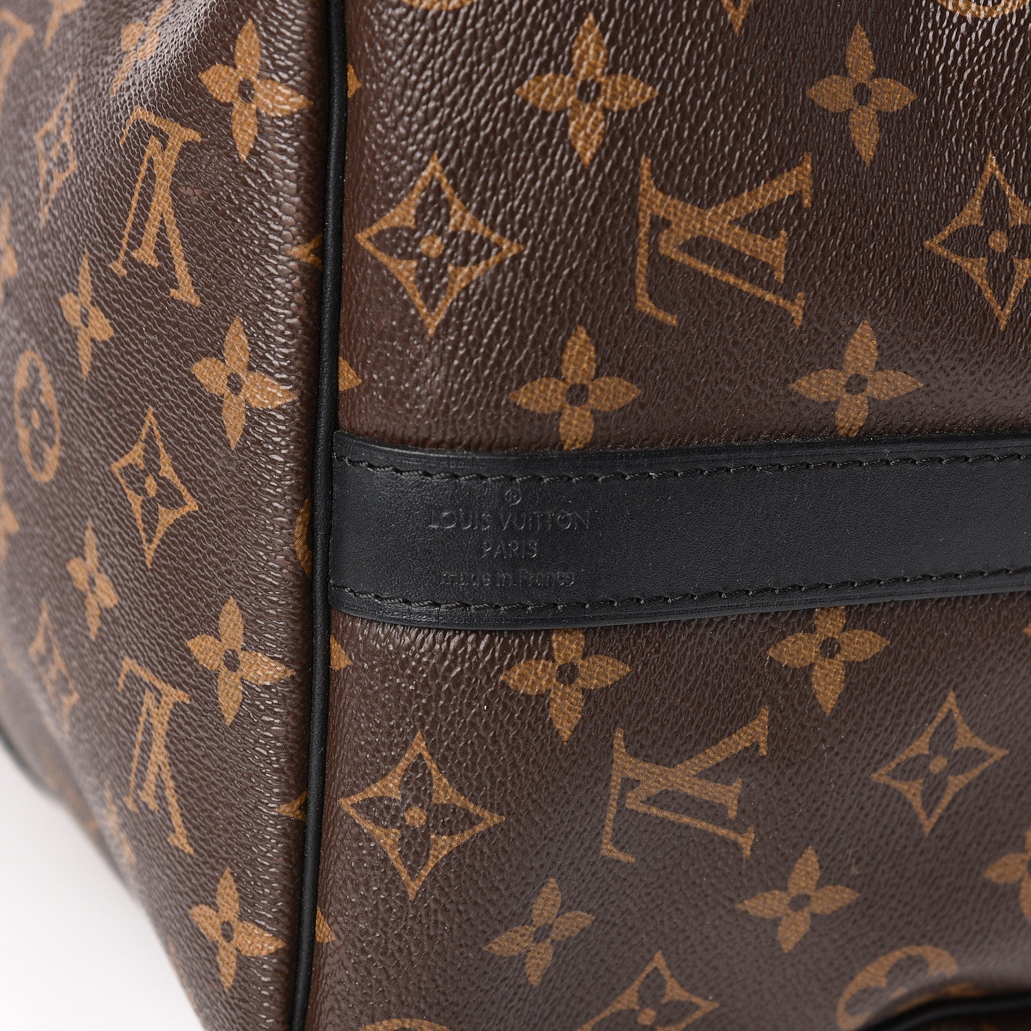 Louis Vuitton Monogram Macassar Keepall Bandouliere 45 5 of 10