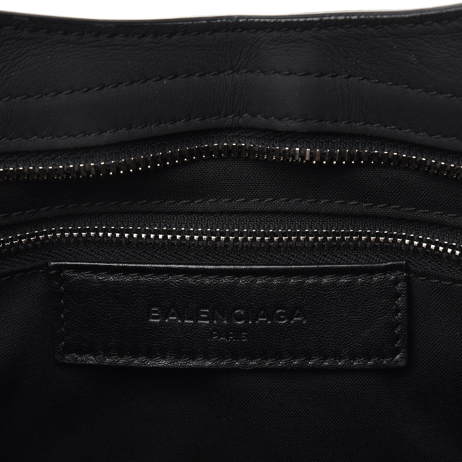 Balenciaga Ribbed Neoprene Classic Silver Hardware City Black 7 of 12