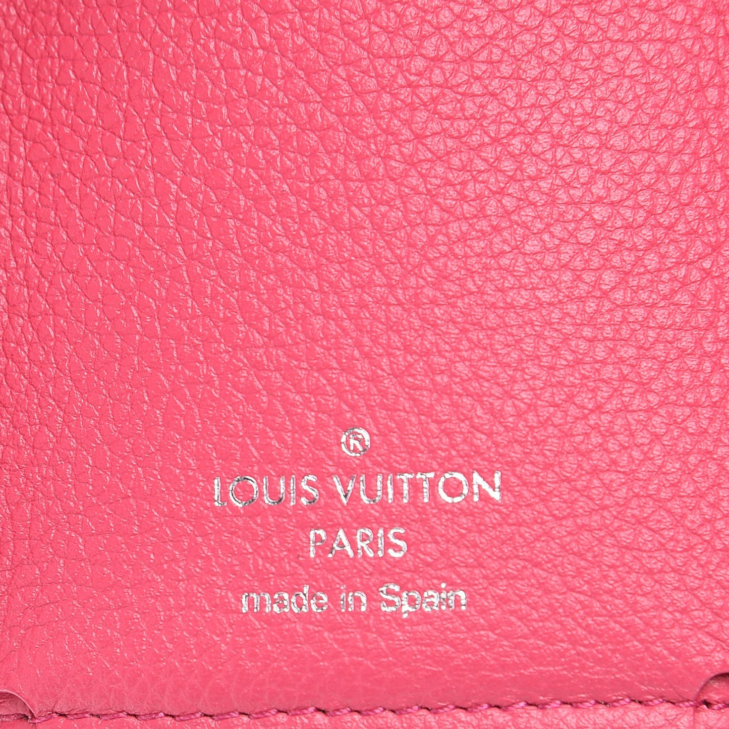 Calfskin Lockmini Wallet Hot Pink