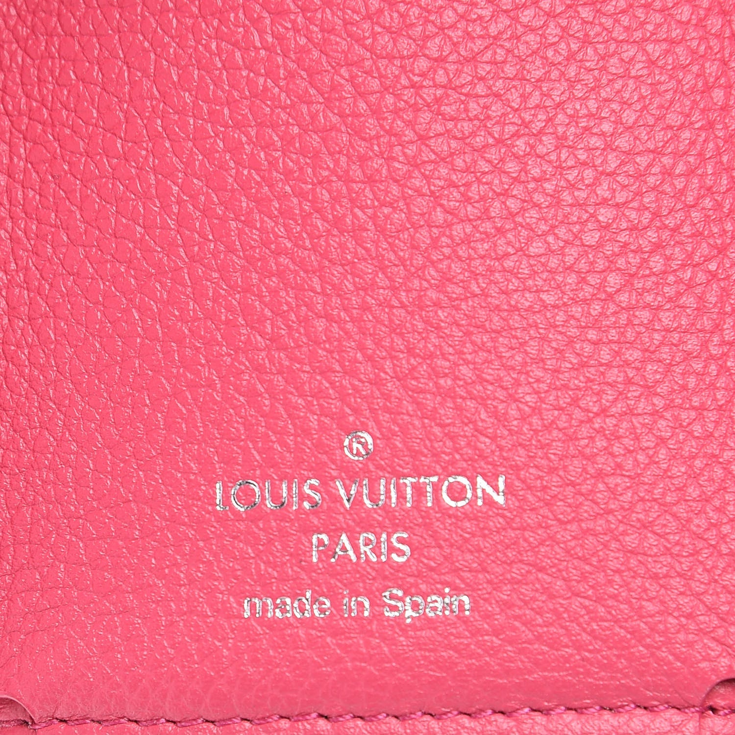 Louis Vuitton Calfskin Lockmini Wallet Hot Pink 6 of 7