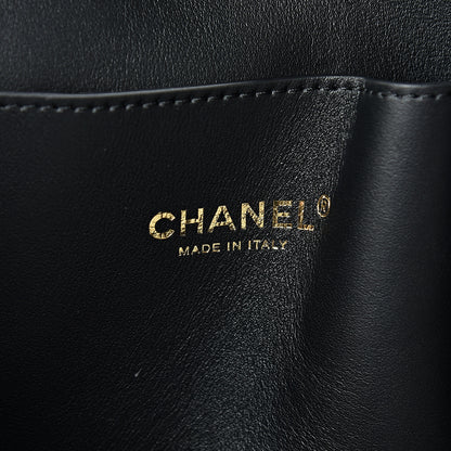 Chanel Calfskin Large Serial Shopper Tote Black 5 of 13