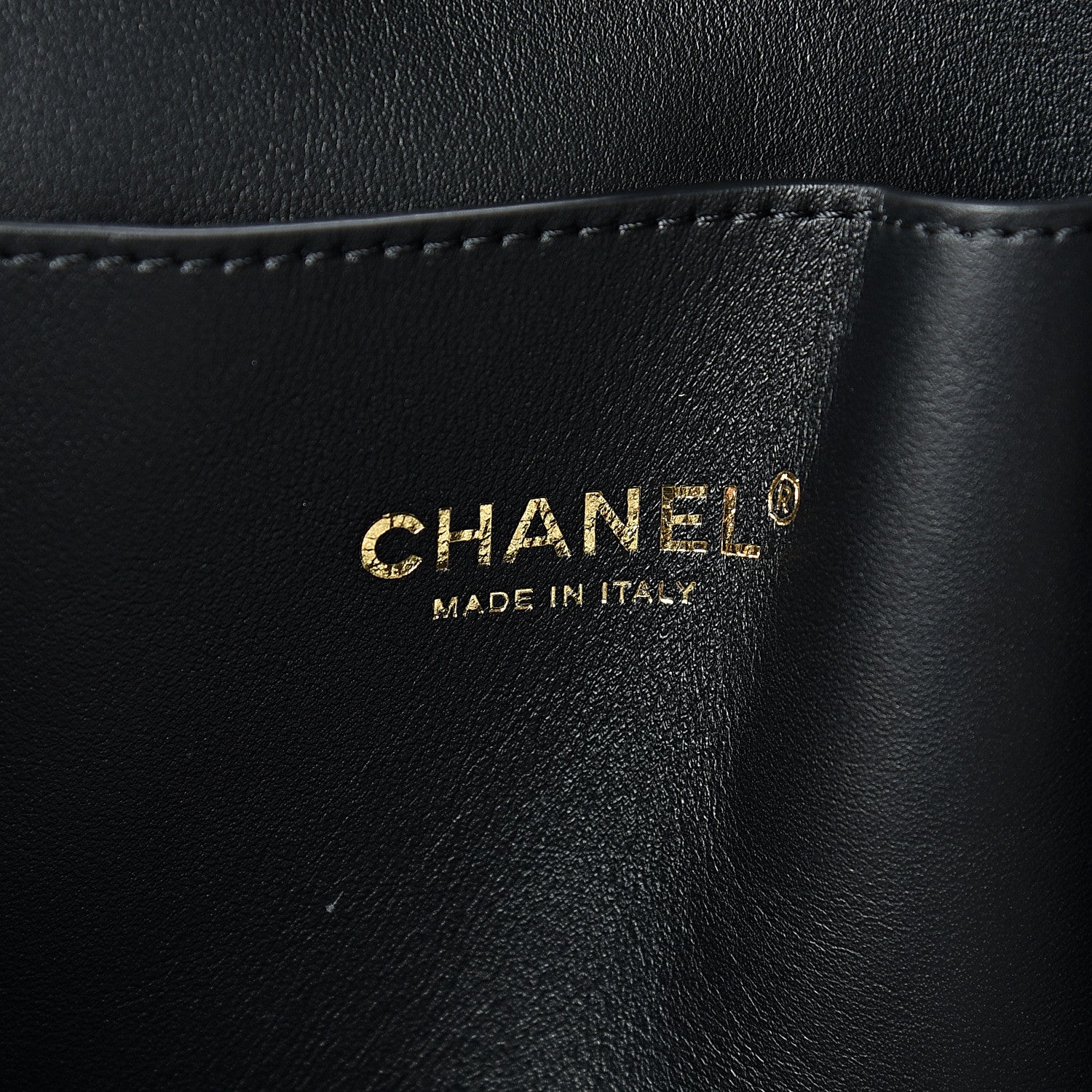 Chanel Calfskin Large Serial Shopper Tote Black 5 of 13