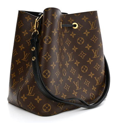 Louis Vuitton Monogram Neonoe MM Black 3 of 8
