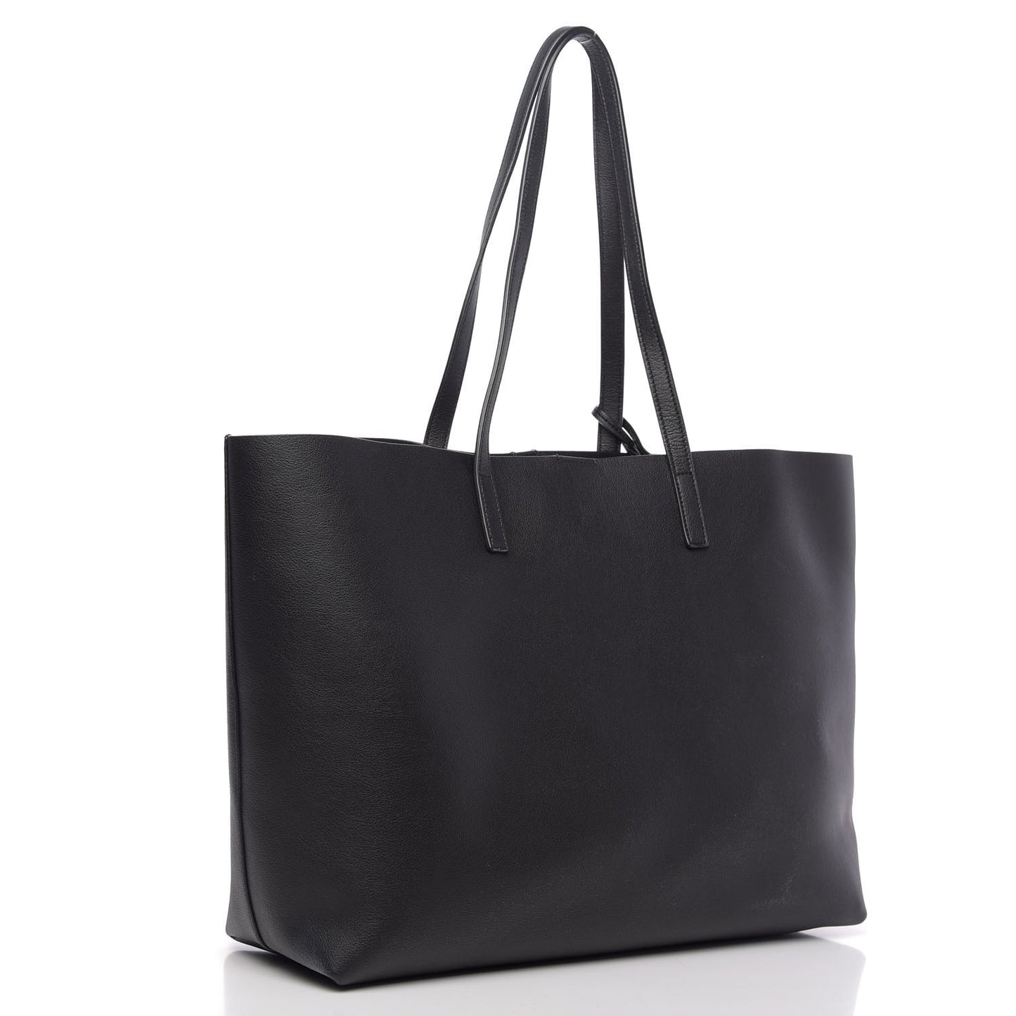 Calfskin Large Shopping Tote Black