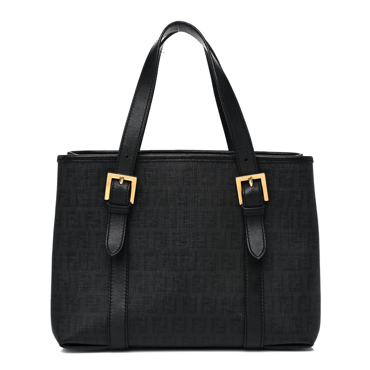Zucchino Spalmati Vitello Small Tote Black