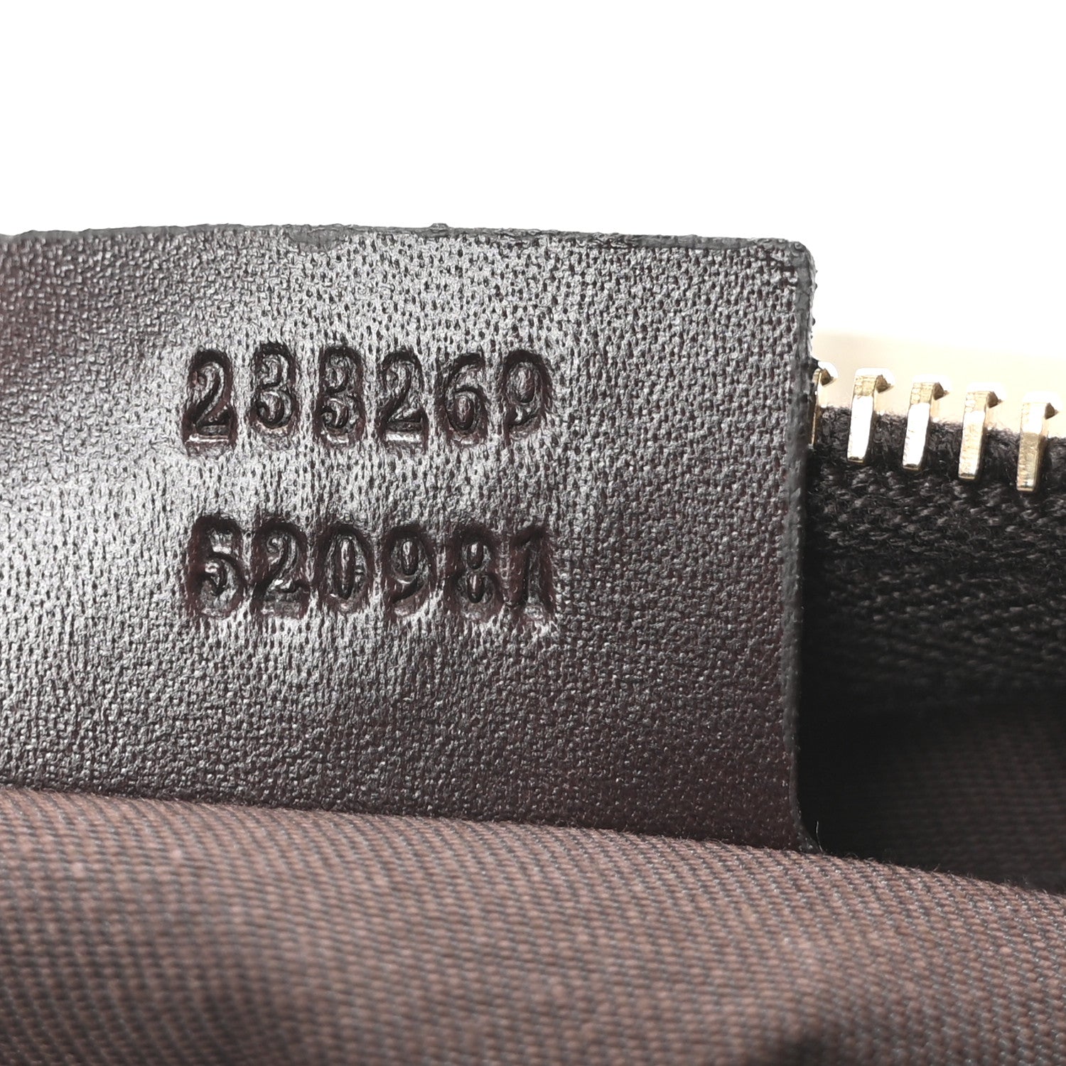 Gucci GG Supreme Monogram Belt Bag Dark Brown 7 of 10