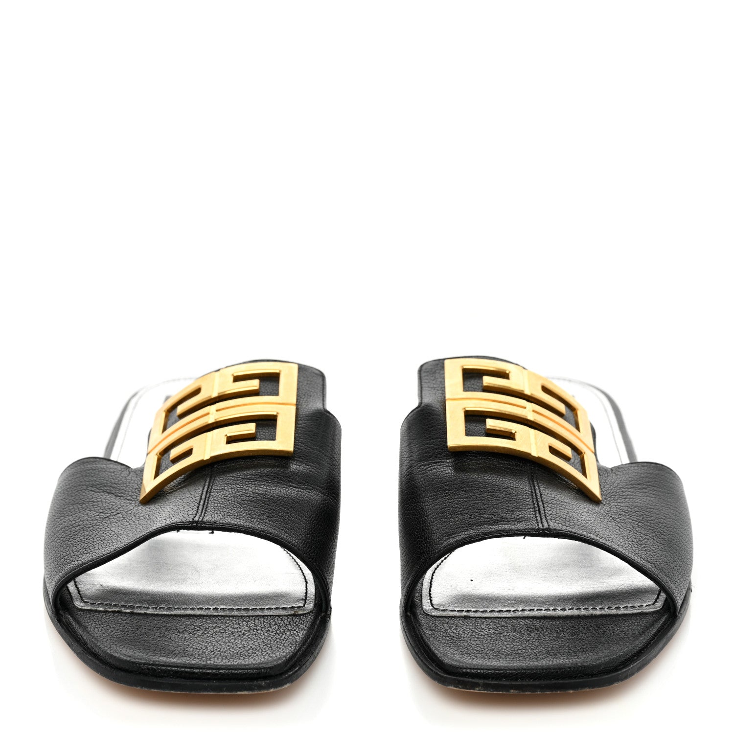 Givenchy Goatskin 4G Flat Sandals 40 Black 2 of 9