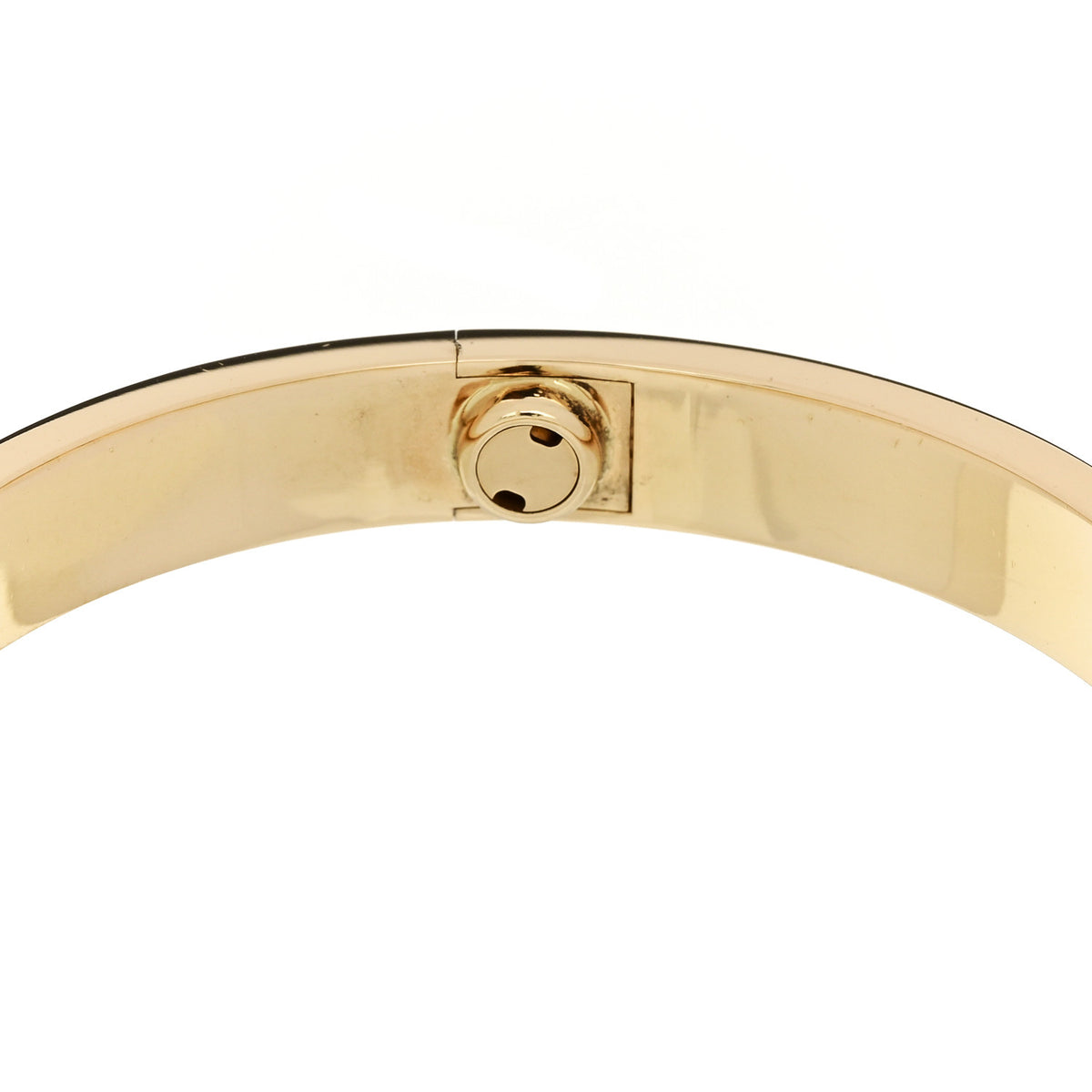 18K Yellow Gold 4 Diamond LOVE Bracelet 16