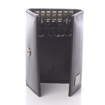 Gucci Calfskin 6 Key Holder Case Black 5 of 6