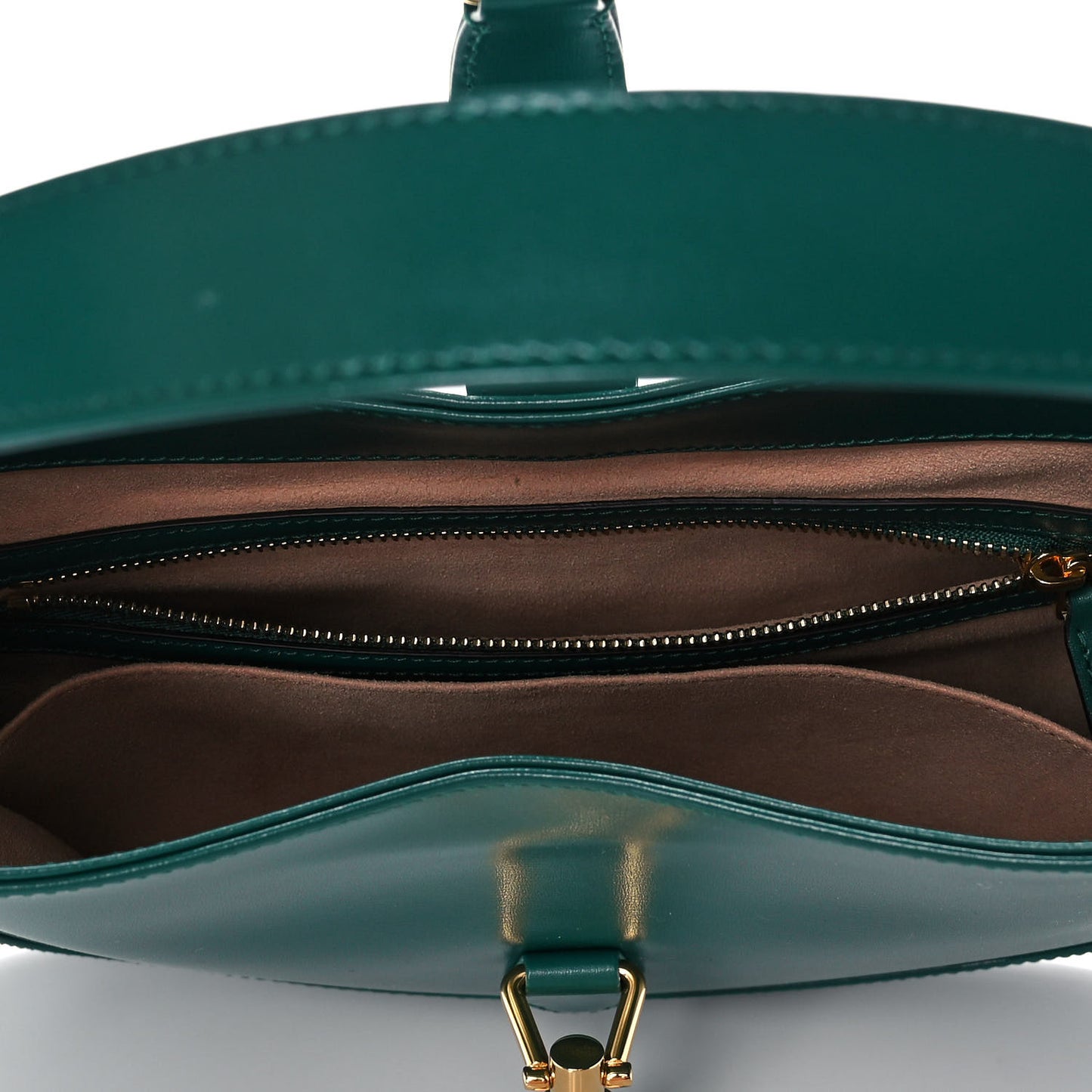 Boarded Dyana Lux Calfskin Small Jackie 1961 Hobo Emerald