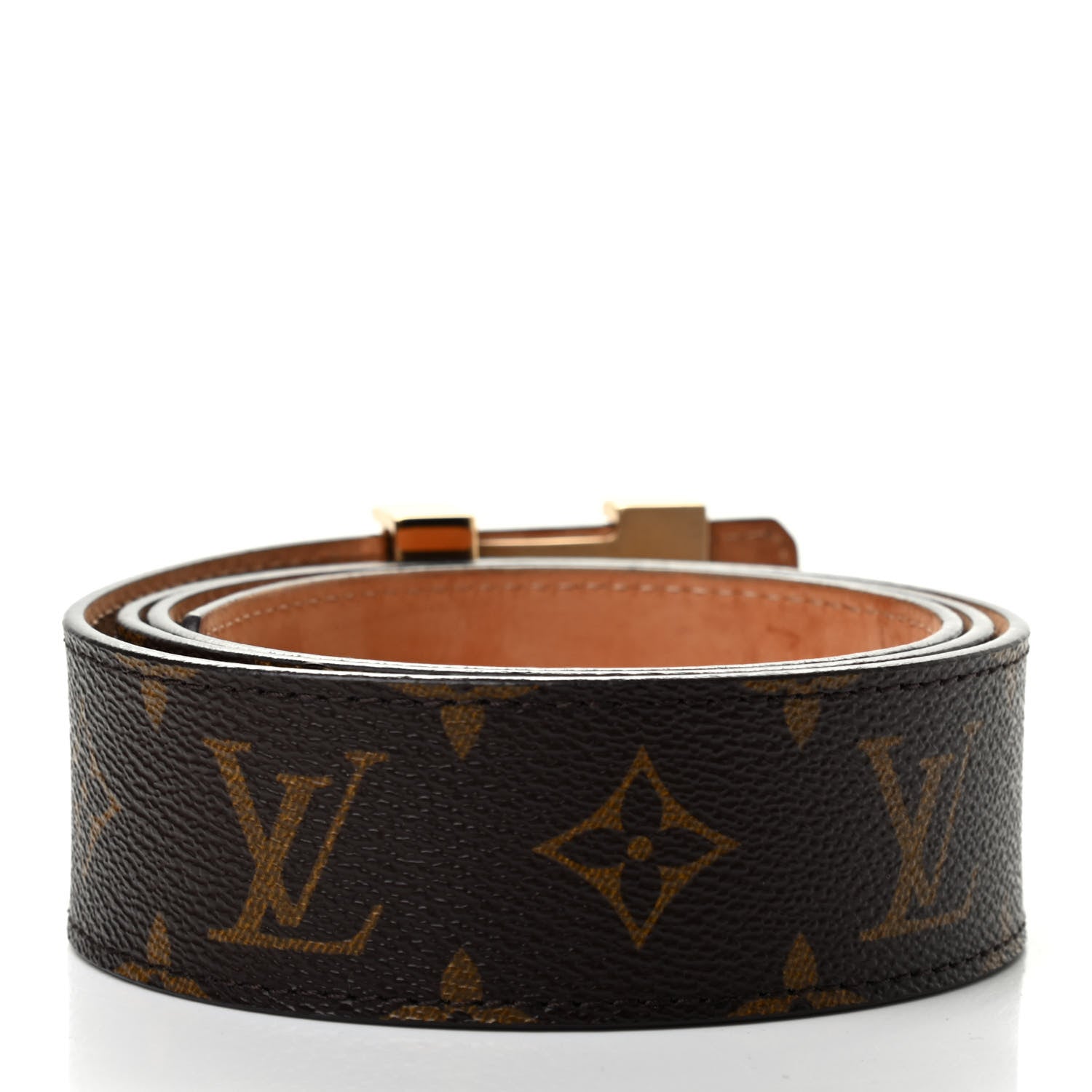 Louis Vuitton Monogram 40mm LV Initiales Belt 95 38 2 of 7