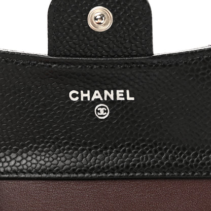 Chanel Caviar Quilted Compact Flap Wallet Black 6 of 9