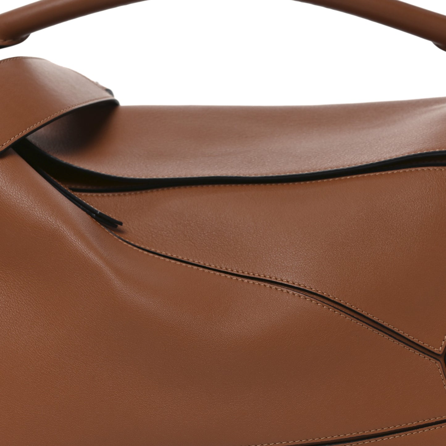 Calfskin Large Puzzle Bag Tan