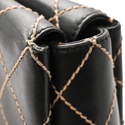Chanel Calfskin Wild Stitch Large Tote Black 14 of 15