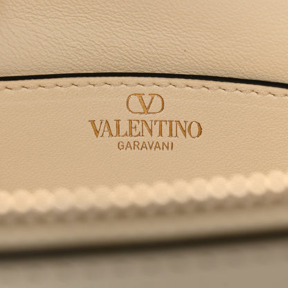 Valentino Garavani Smooth Calfskin Rockstud East West Top Handle Bag Ivory 6 of 10