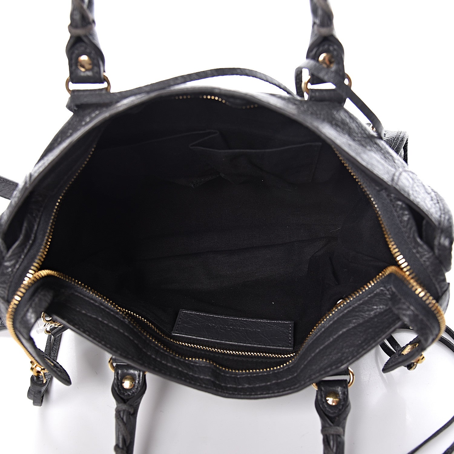 Balenciaga Agneau Classic Gold Hardware S City Gris Fossile 6 of 11