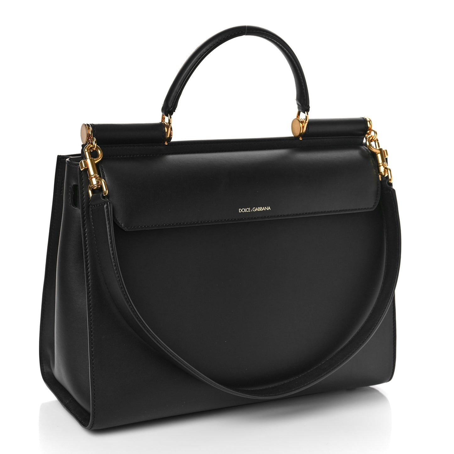 Vitello Morbido Large Sicily 62 Bag Black