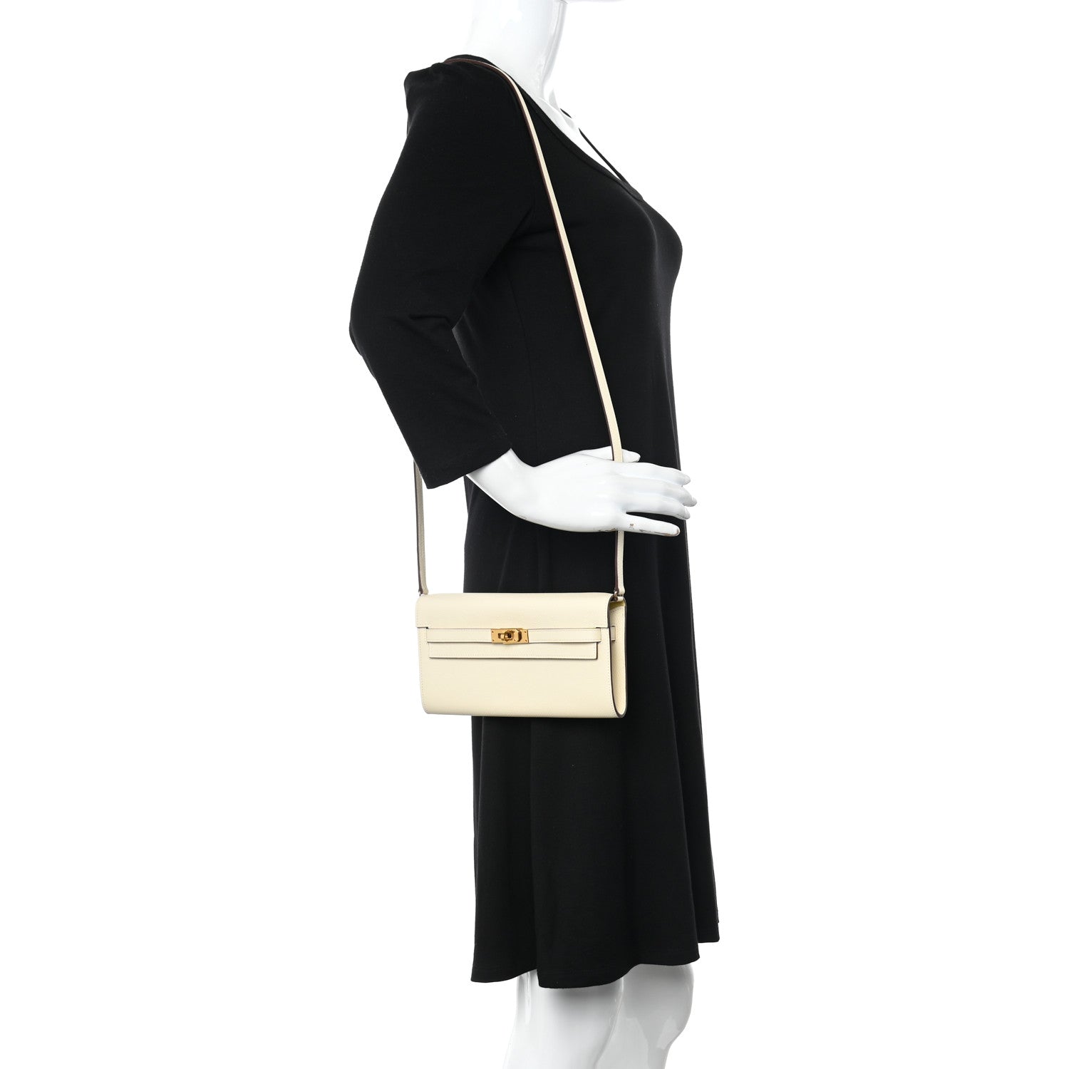 Hermes Epsom Verso Kelly Wallet To Go Nata Jaune Poussin 2 of 10