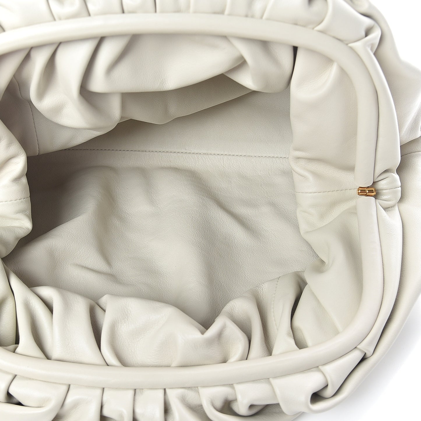 Smooth Butter Calf The Pouch Oversized Clutch Mist