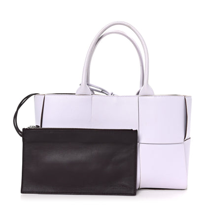 Bottega Veneta Nappa Maxi Intrecciato Small Arco Tote Mirth Washed Grape 3 of 11