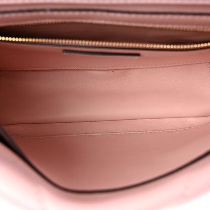 Valentino Garavani Nappa Enamel Medium Roman Stud Shoulder Bag Rose Quartz 5 of 10