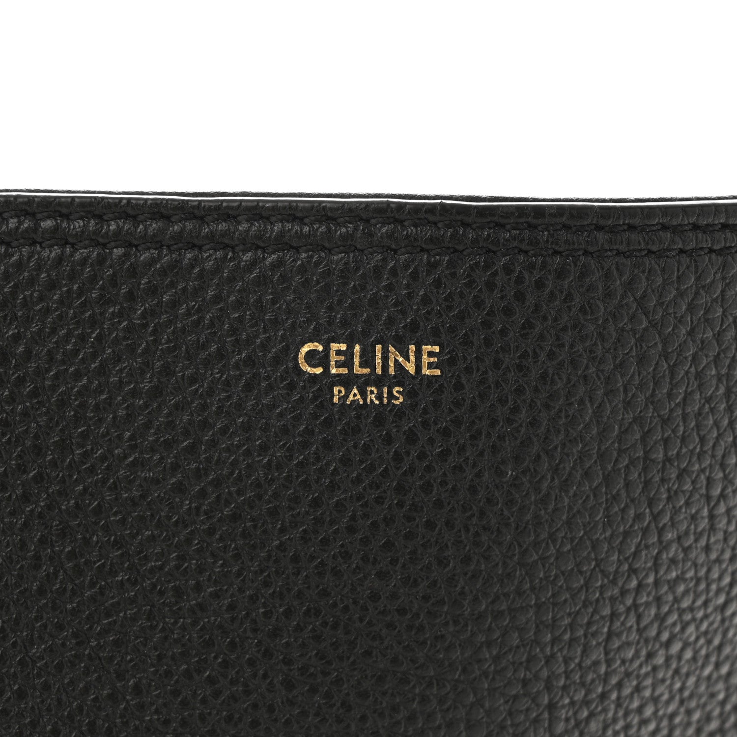 Celine Soft Grained Calfskin Medium Bucket Bag Black 6 of 13