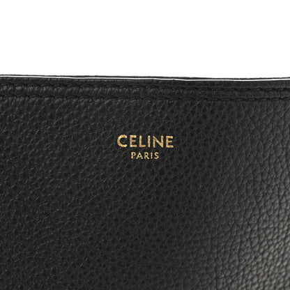 Celine Soft Grained Calfskin Medium Bucket Bag Black 6 of 13