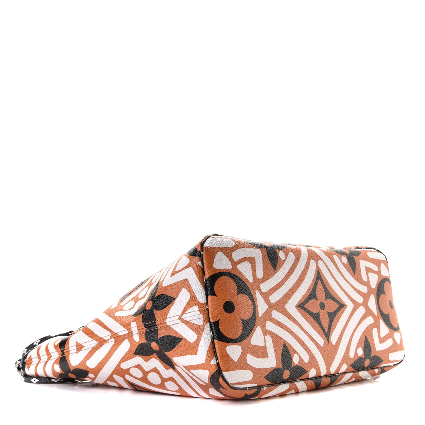 Monogram Giant Crafty Neverfull MM Creme Caramel