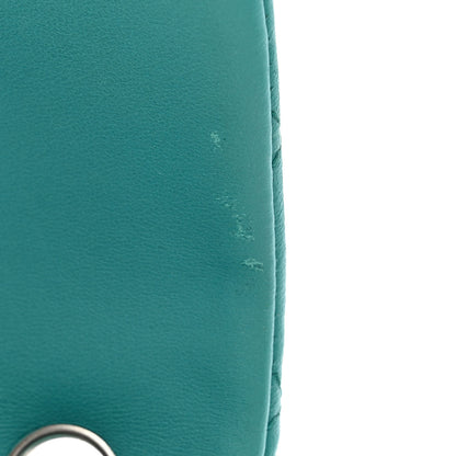 Chanel Lambskin Quilted Mini Rectangular Flap Turquoise 13 of 13