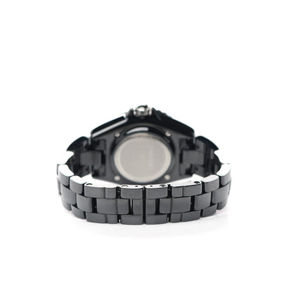 Chanel Stainless Steel Ceramic 33mm J12 Electro Quartz Watch Black 3 of 5