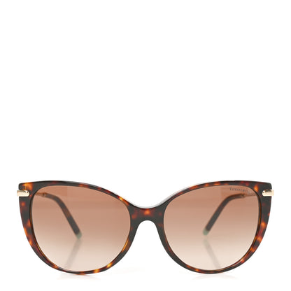 Tiffany Acetate Metal Mother of Pearl T Wire Sunglasses TF4178 Havana Brown 2 of 7