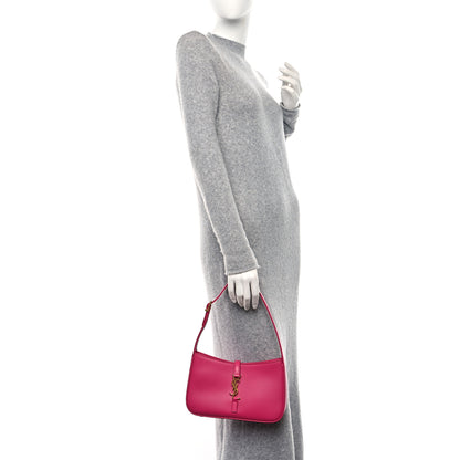 Saint Laurent Smooth Calfskin Le 5 A 7 Hobo Bubblegum 3 of 9