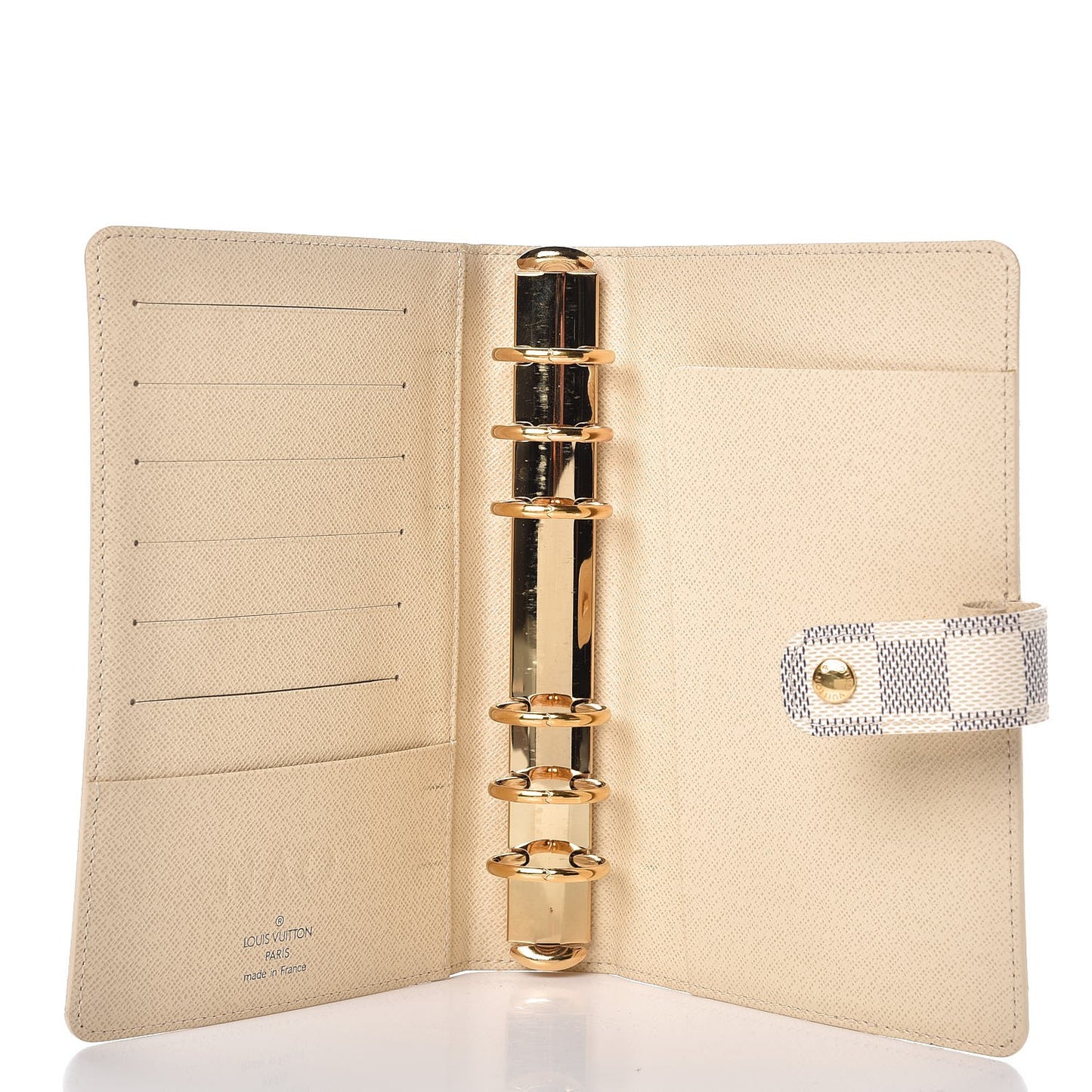 Damier Azur Medium Ring Agenda Cover