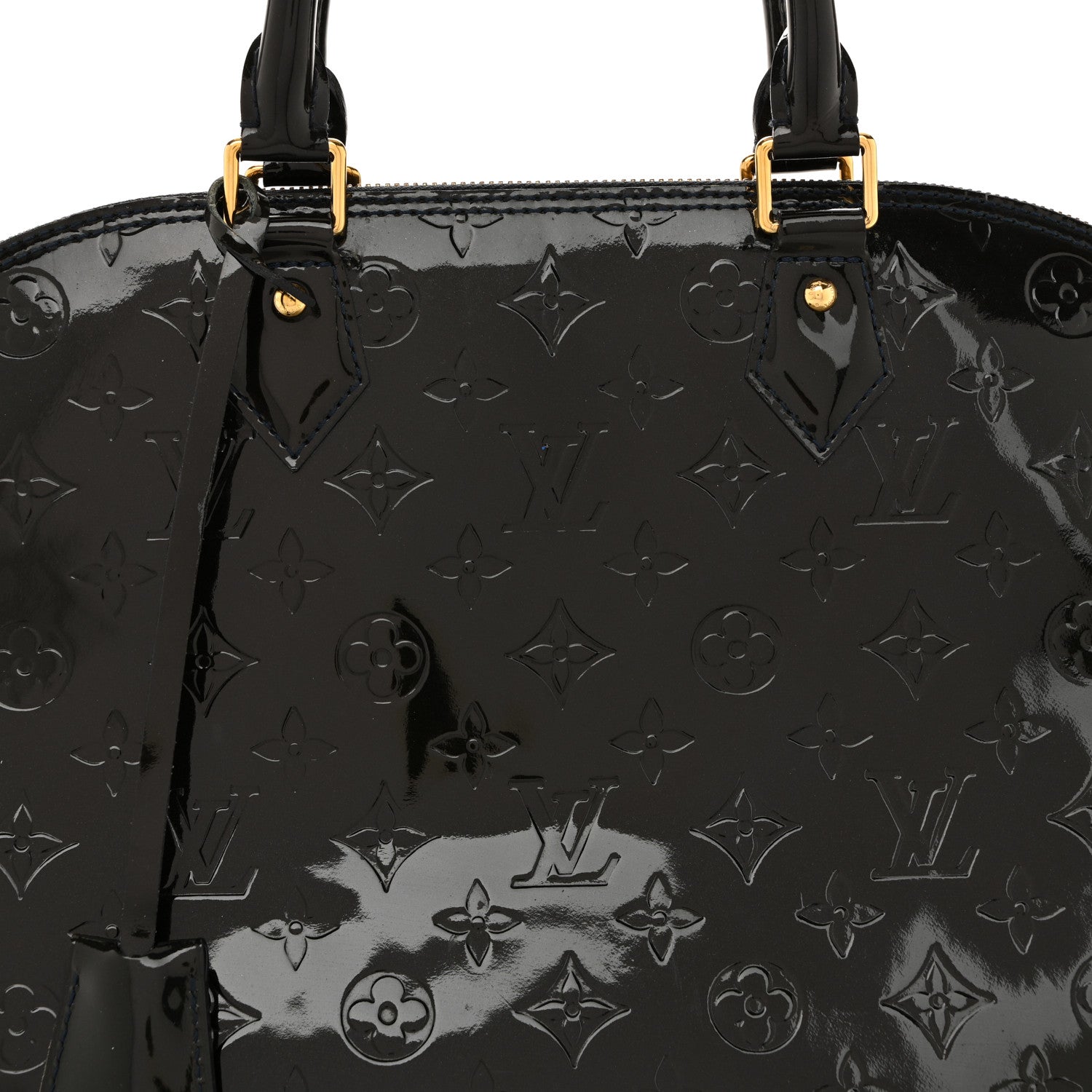 Louis Vuitton Vernis Alma GM Noir Magnetique 8 of 13