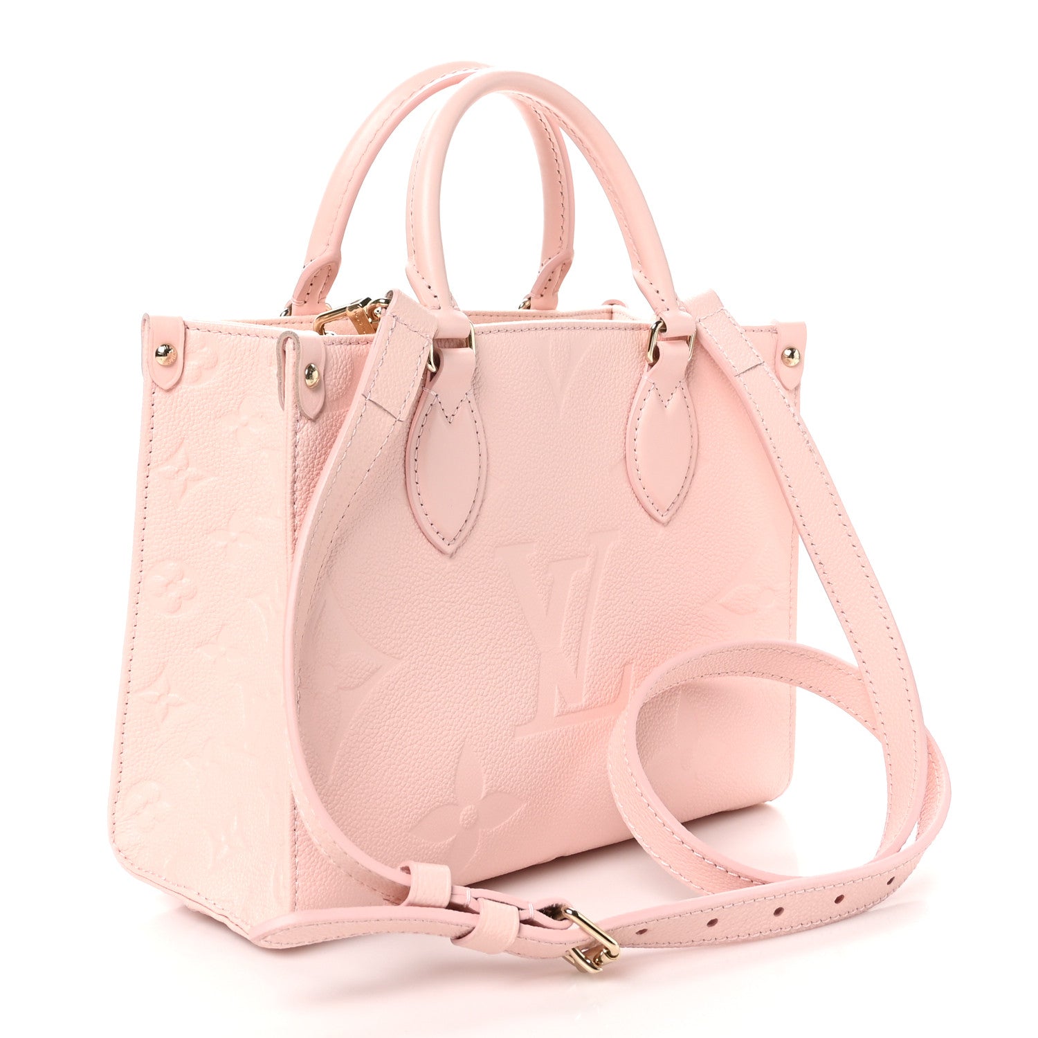 Louis Vuitton Empreinte Monogram Giant Onthego PM Opale Pink 3 of 10