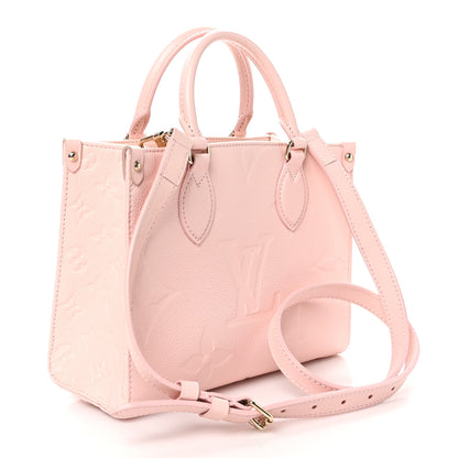 Louis Vuitton Empreinte Monogram Giant Onthego PM Opale Pink 3 of 10