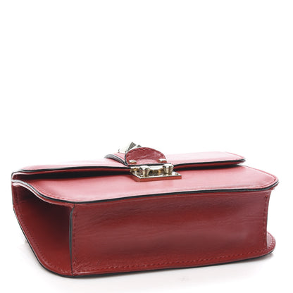 Valentino Garavani Vitello Small Glam Lock Rockstud Flap Red 4 of 12