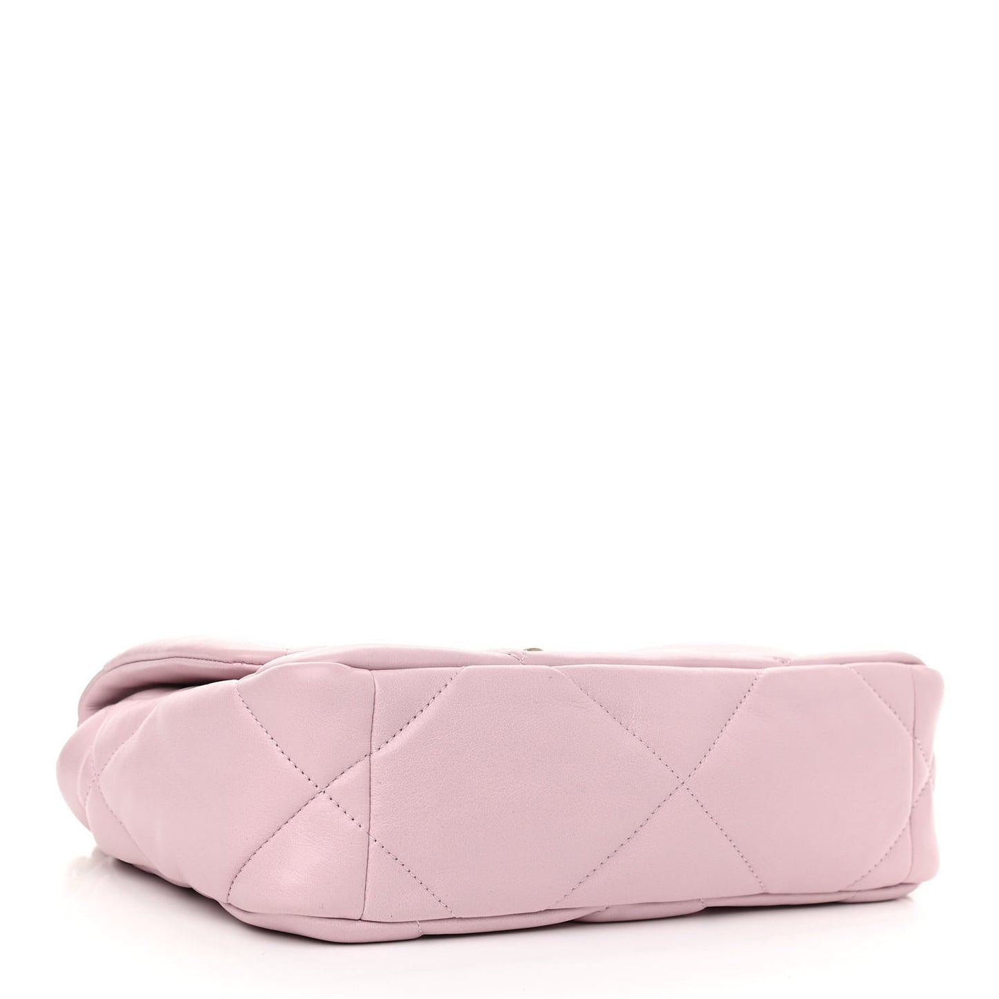 Goatskin Quilted Medium Chanel 19 Flap Light Pink