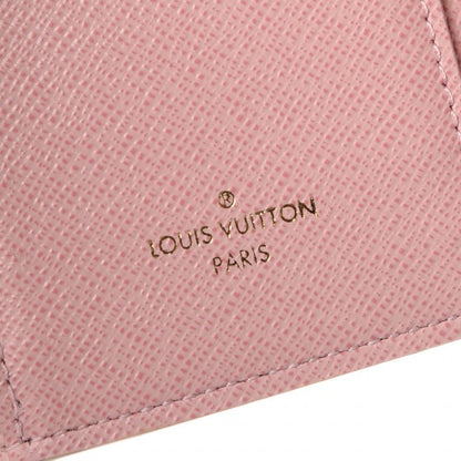 Louis Vuitton Damier Azur Victorine Wallet Rose Ballerine 5 of 9