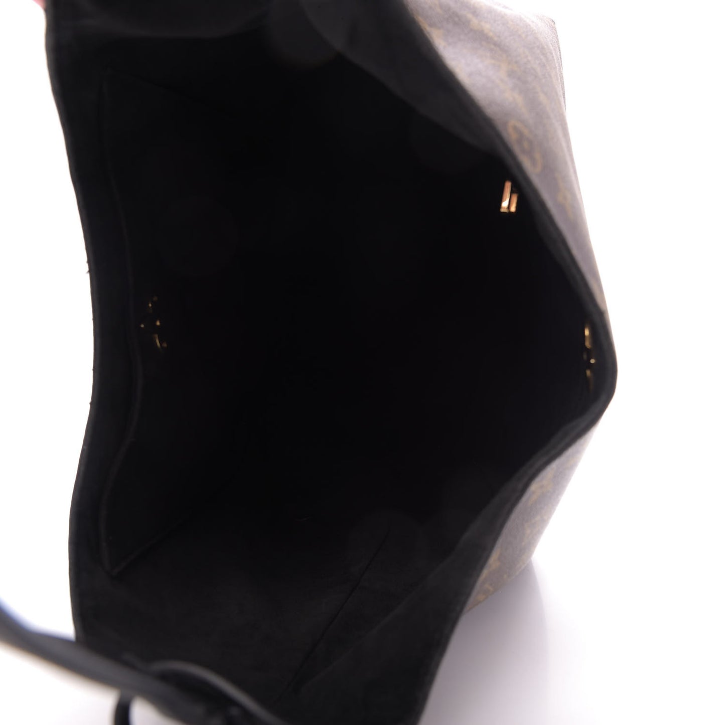 Monogram Flower Hobo Black