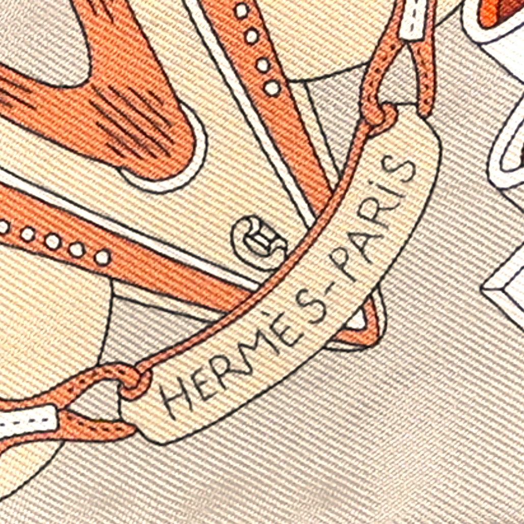 Hermes Silk Bouquets Selliers Twilly 3 of 3
