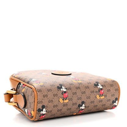 Gucci X DISNEY Mini Vintage GG Supreme Monogram Mickey Mouse Shoulder Bag Beige Vintage Sun Oil 4 of 11