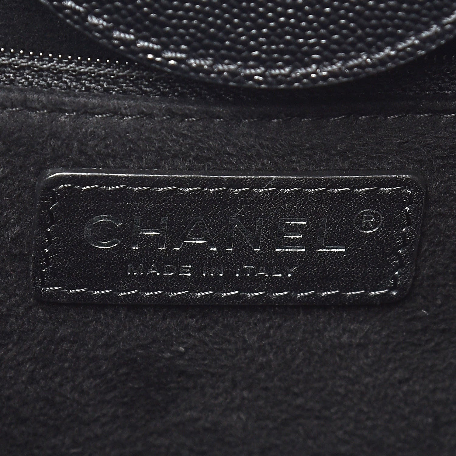 Chanel Caviar Medium Studded Deauville Tote Black 8 of 9